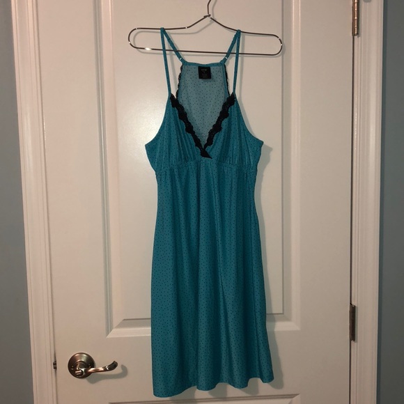Apt. 9 Other - Teal & black polka dot nightgown Apt. 9 Other - Teal & black polka dot nightgown